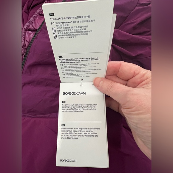 NWT North Face Steep Series small 50/50 down jacket - Picture 9 of 13